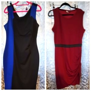 Lot of 2 Glamour & Co dresses